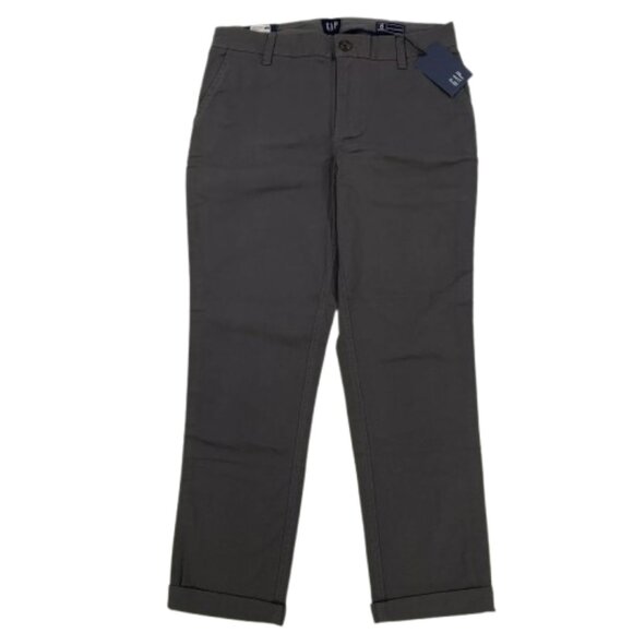 NWT Women Size 8 Womens Size 8 8x29 1/2 Relaxed Girlfriend Cuffed Twill Pant NEW - Picture 3 of 3